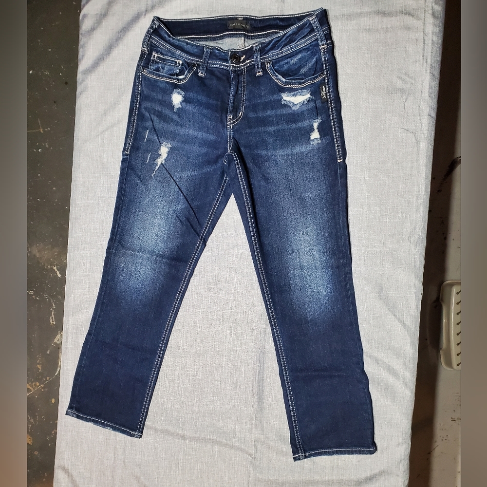 Silver Jeans, Womens, Suki Capri, W29/L22.5